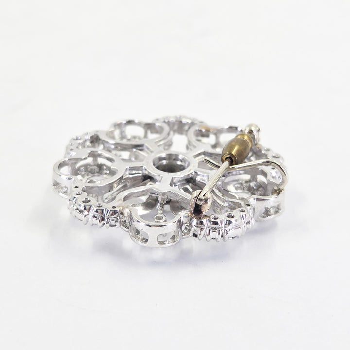 Vintage Platinum Diamond Pin