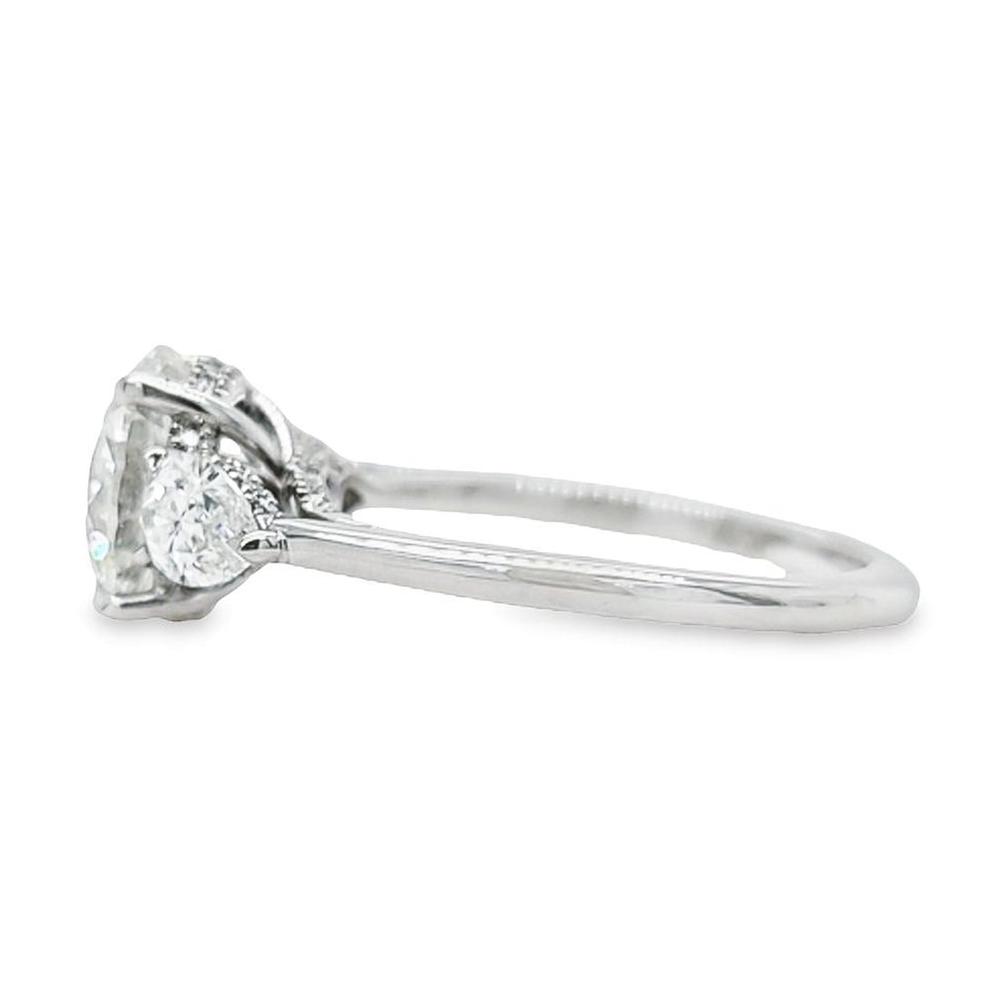 Three Stone Diamond Engagement Ring