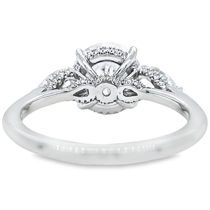 Three Stone Diamond Engagement Ring