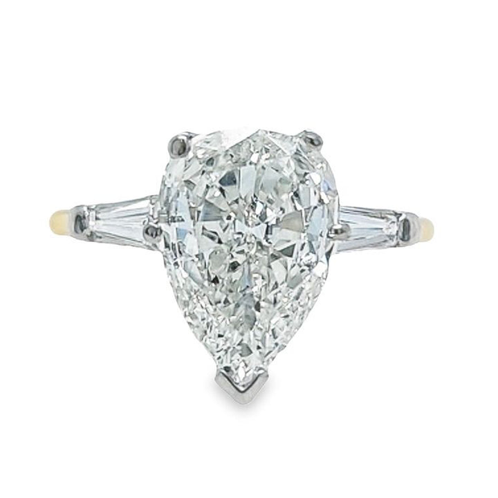 2.39 Carat Pear Shape Diamond Engagement Ring