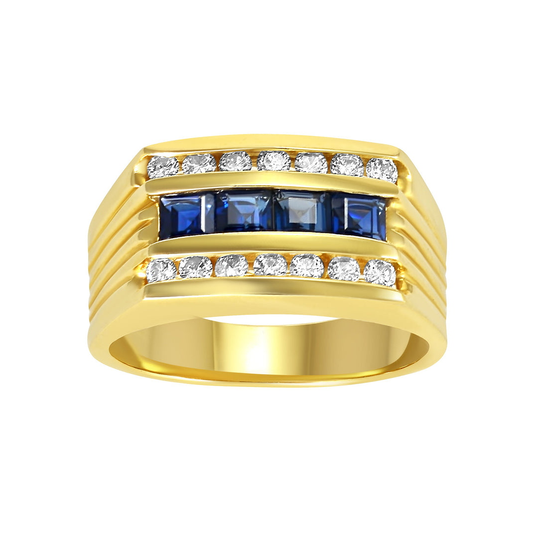 Sapphire and Diamond Ring