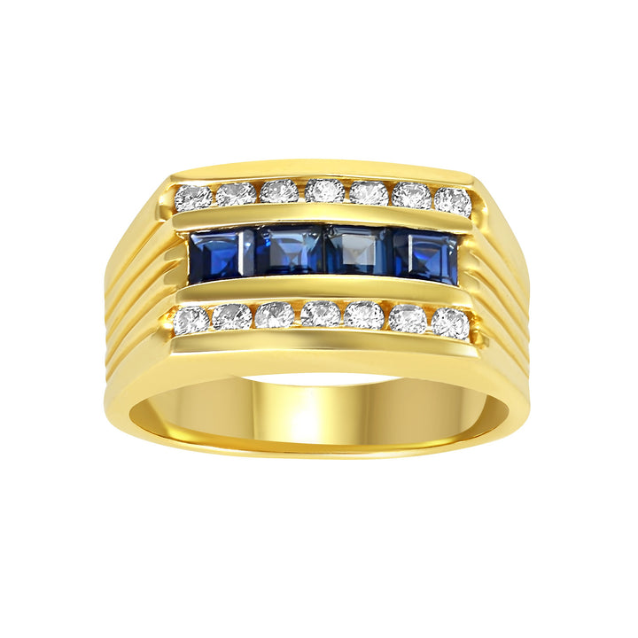Sapphire and Diamond Ring