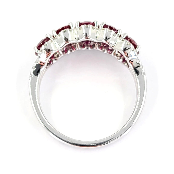 2.89 Carat Ruby and Diamond Ring
