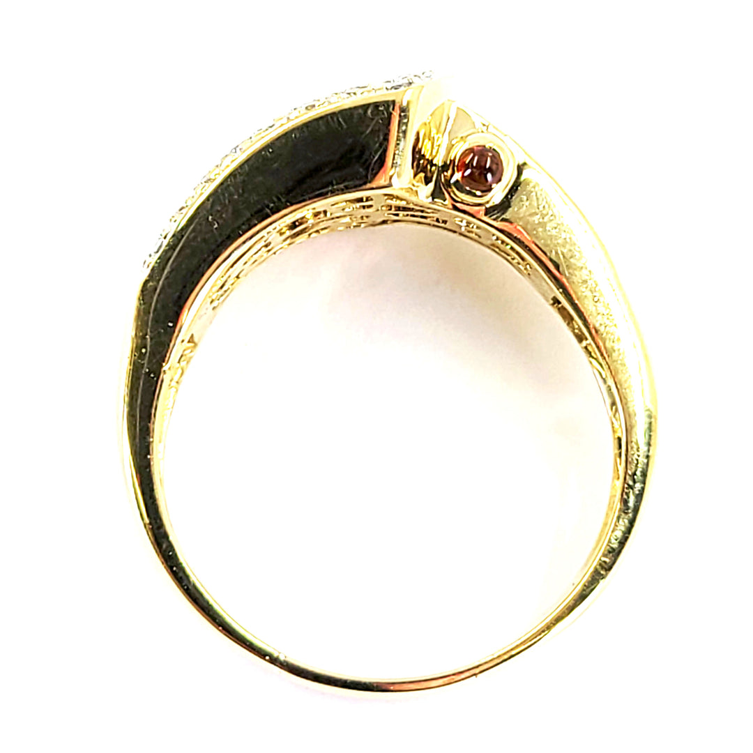 Multicolor Gemstone and Diamond Ring