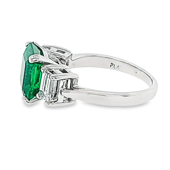 Emerald and Diamond Ring