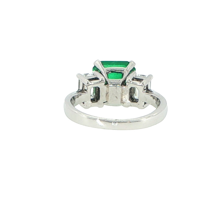 Emerald and Diamond Ring