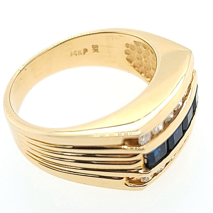 Sapphire and Diamond Ring