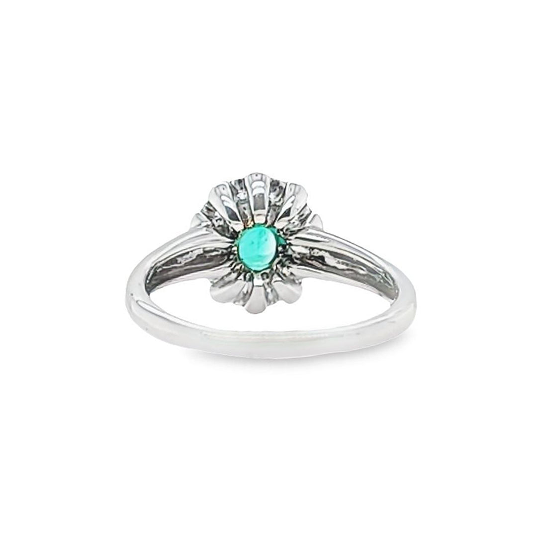 Emerald and Diamond Ring