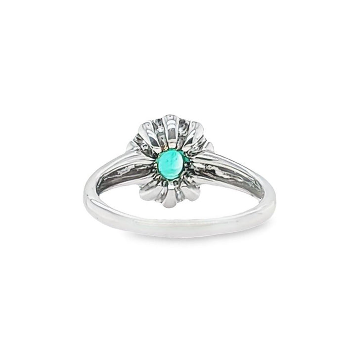 Emerald and Diamond Ring