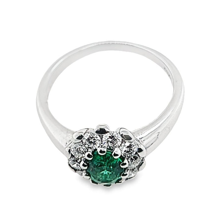Emerald and Diamond Ring