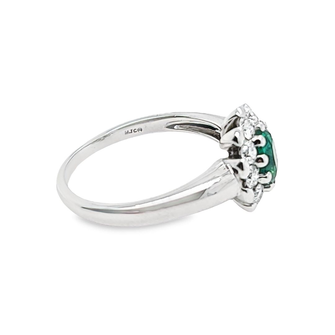 Emerald and Diamond Ring