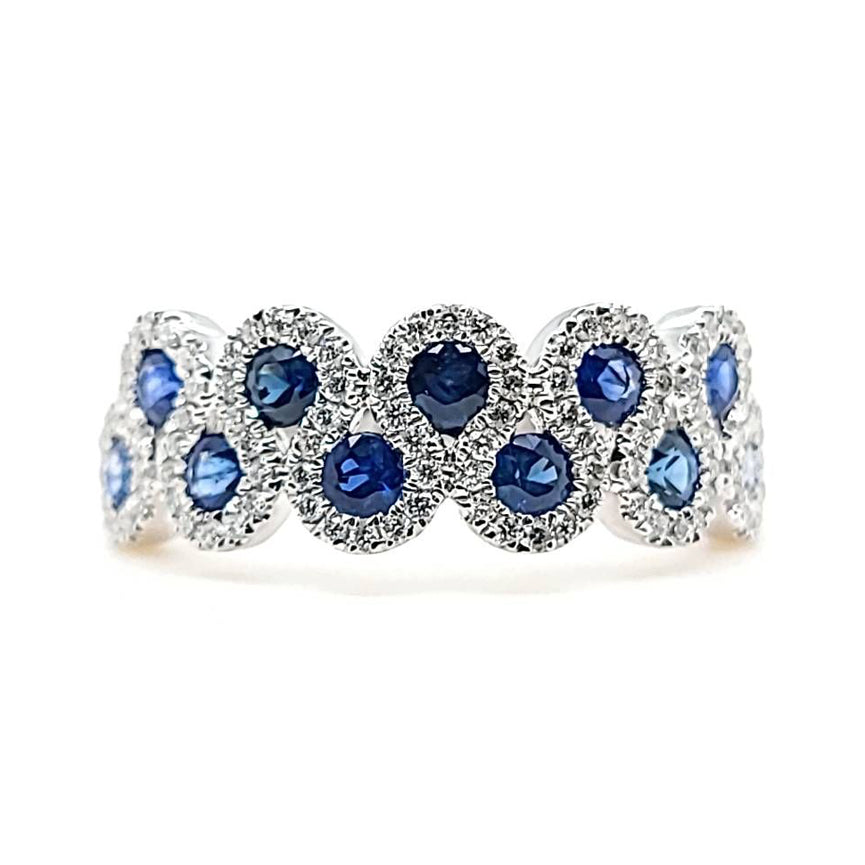 Sapphire and Diamond Ring