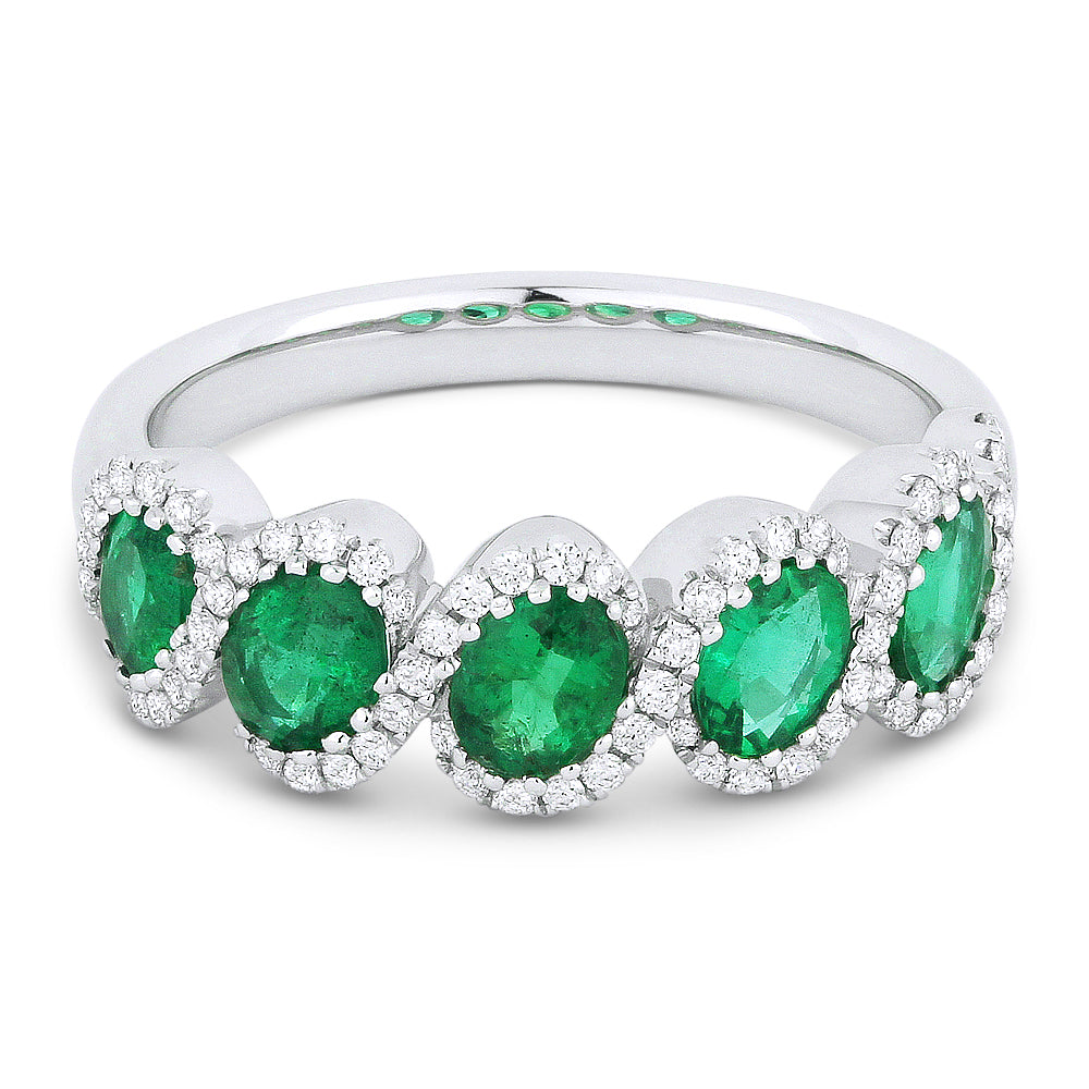 Emerald and Diamond Ring