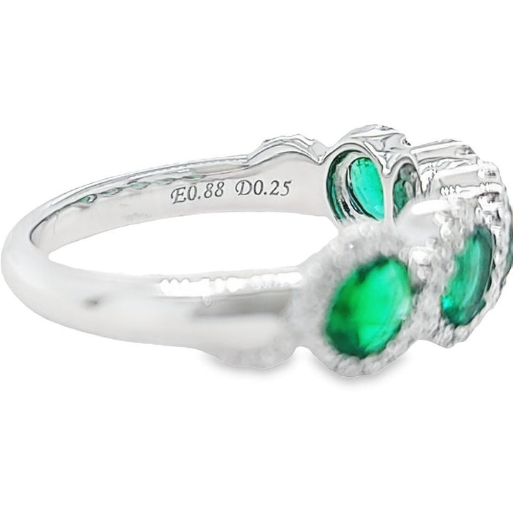 Emerald and Diamond Ring