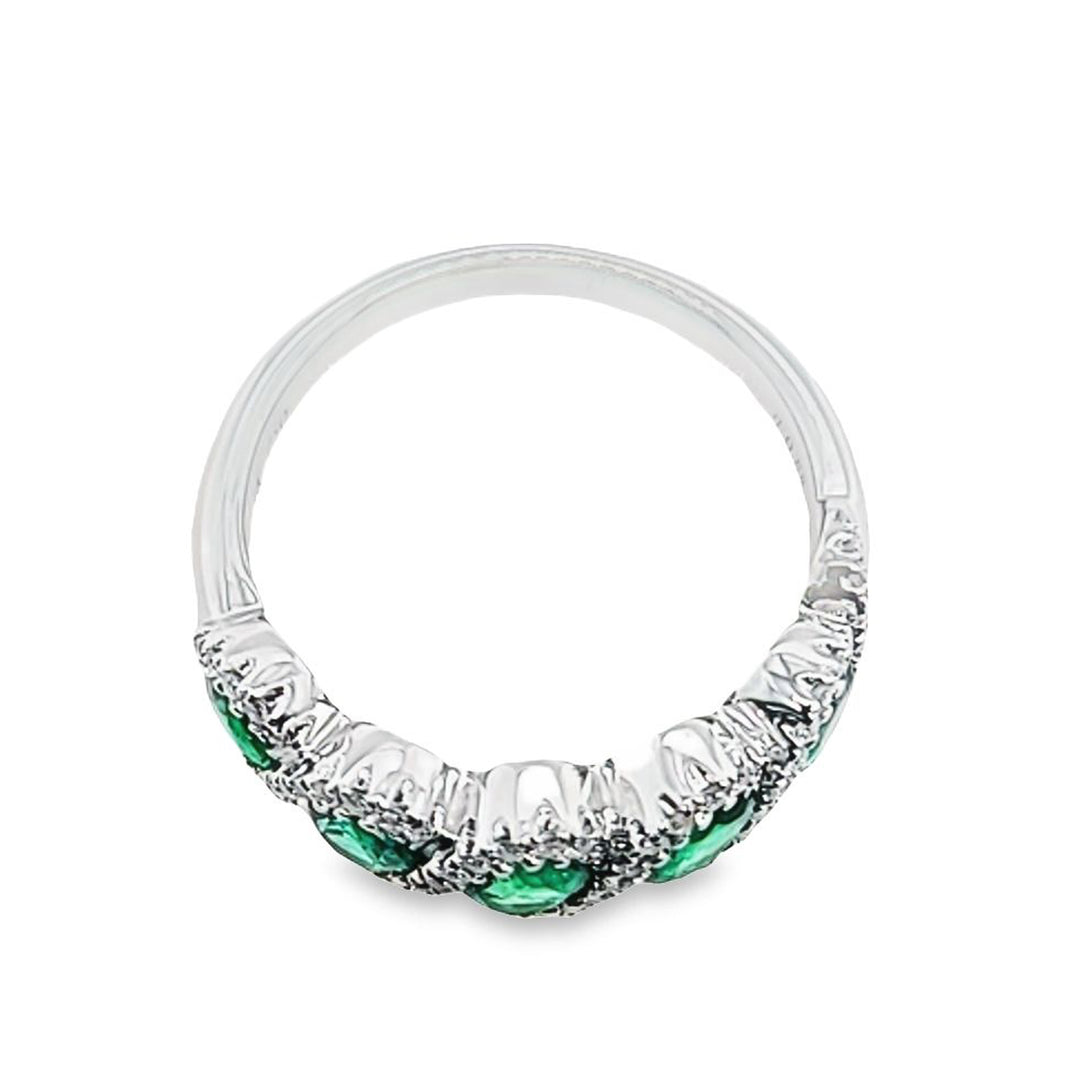 Emerald and Diamond Ring