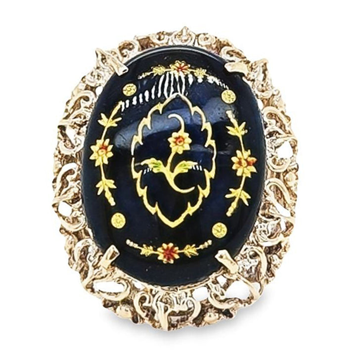 Glass Flower Ring