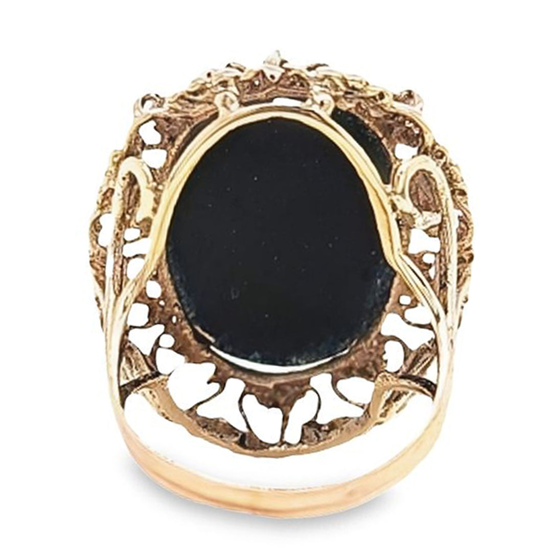 Glass Flower Ring
