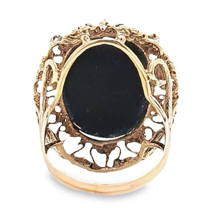 Glass Flower Ring