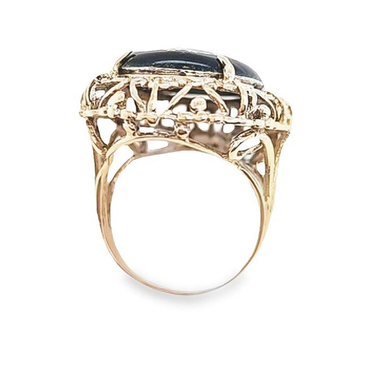 Glass Flower Ring