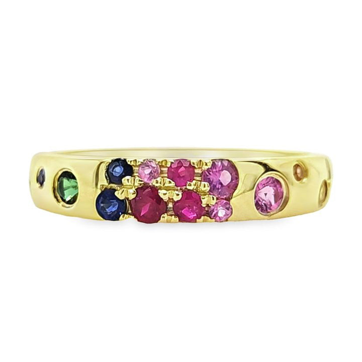 Multicolor Sapphire Band