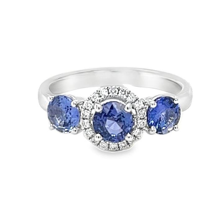 Sapphire and Diamond Ring