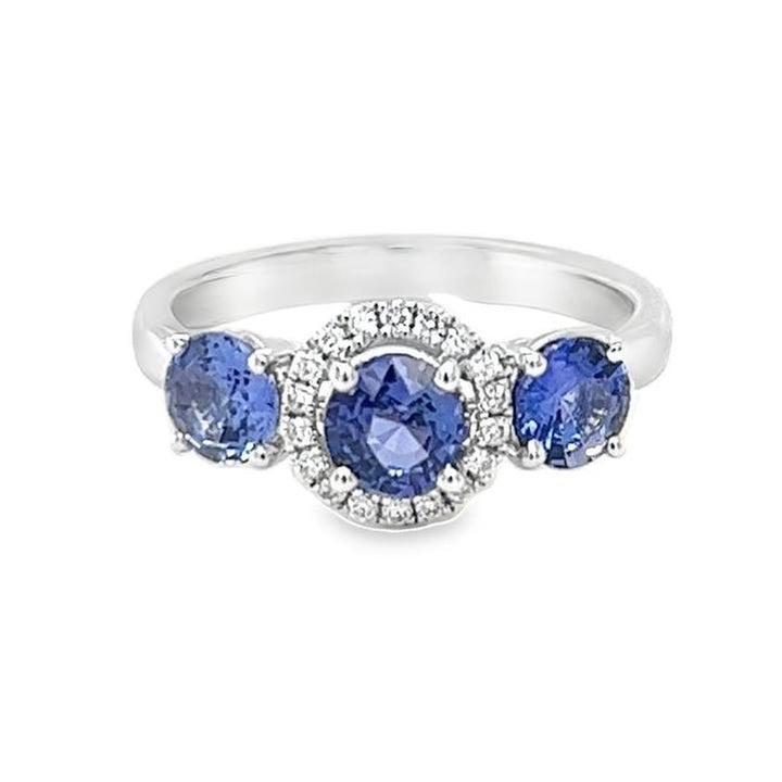 Sapphire and Diamond Ring
