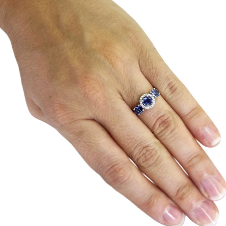 Sapphire and Diamond Ring