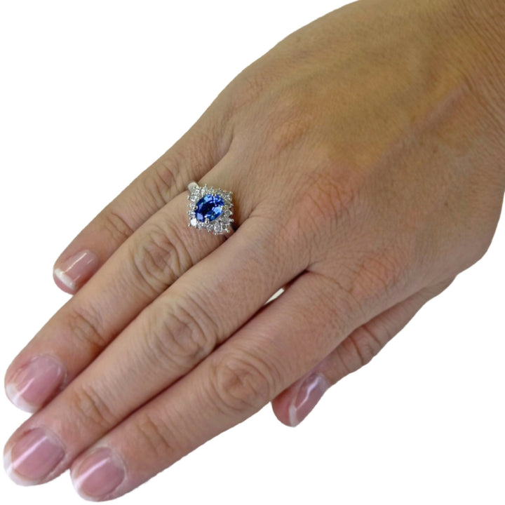 Sapphire and Diamond Ring