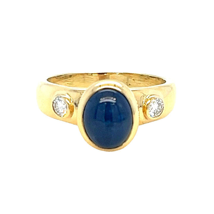 Sapphire Cabochon Ring