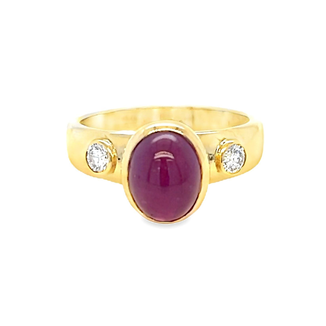Ruby Cabochon Ring
