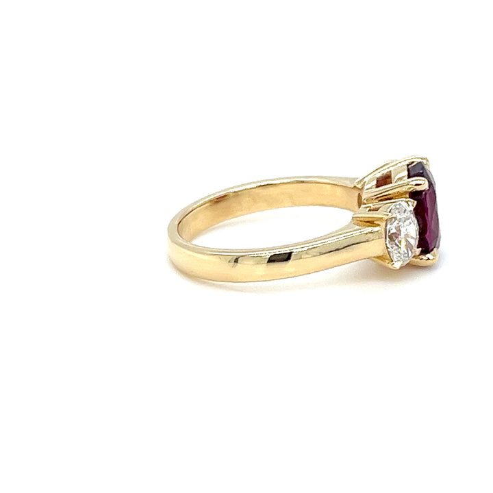 Helena Unheated Ruby Ring