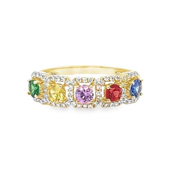 Multicolor Sapphire Ring