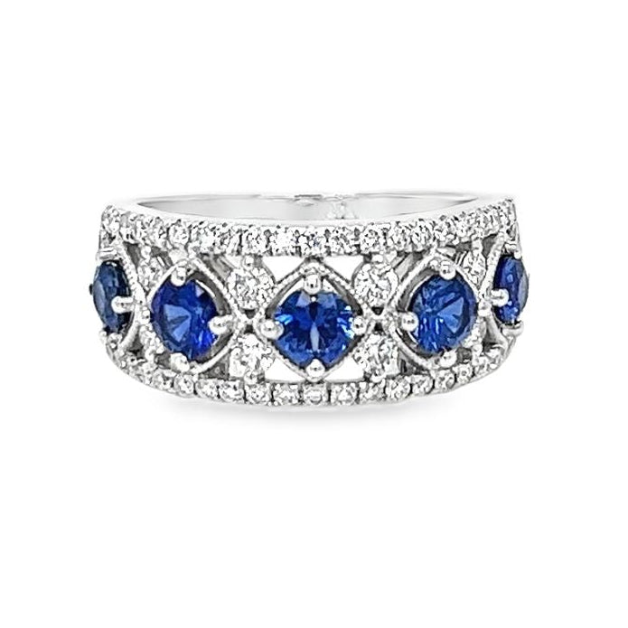 Sapphire and Diamond Ring