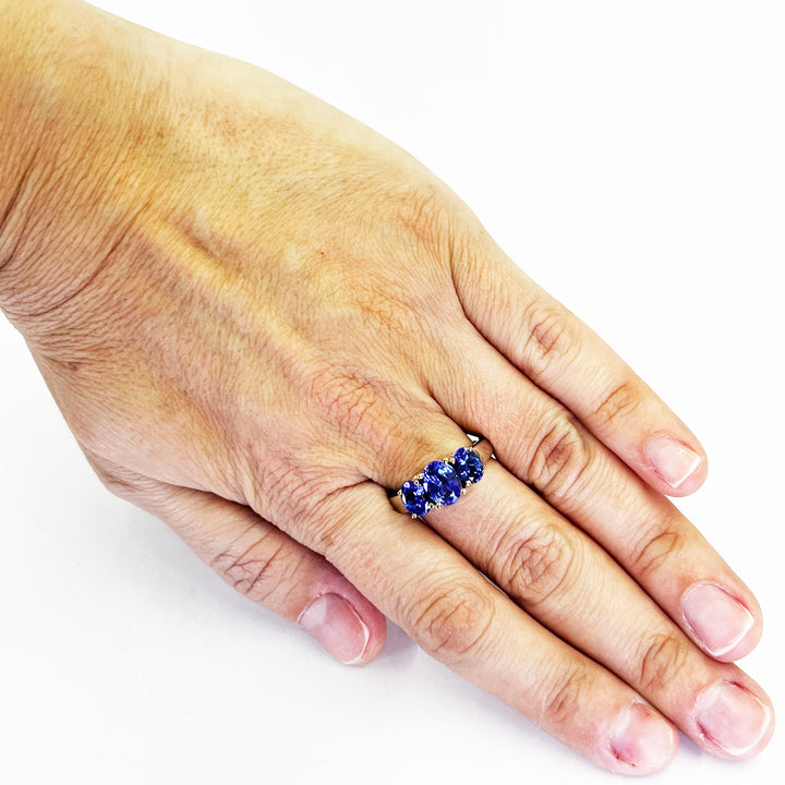 Le Vian 14K Two-Tone Gold Tanzanite Three Stone Ring