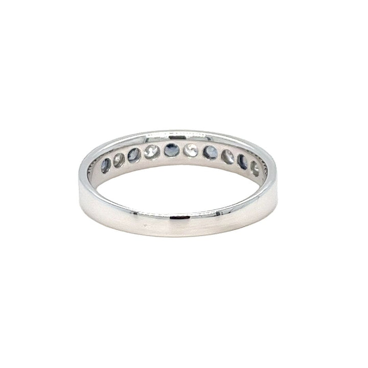 Platinum Brazilian Alexandrite & Diamond Band