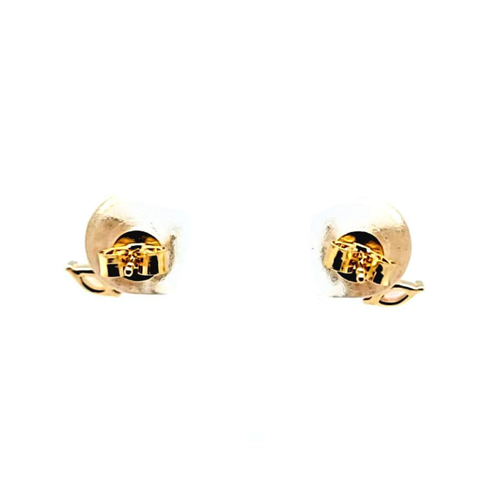 Australian Opal and Diamond Earrings