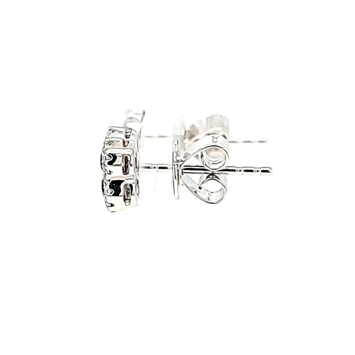 Sapphire and Diamond Stud Earrings