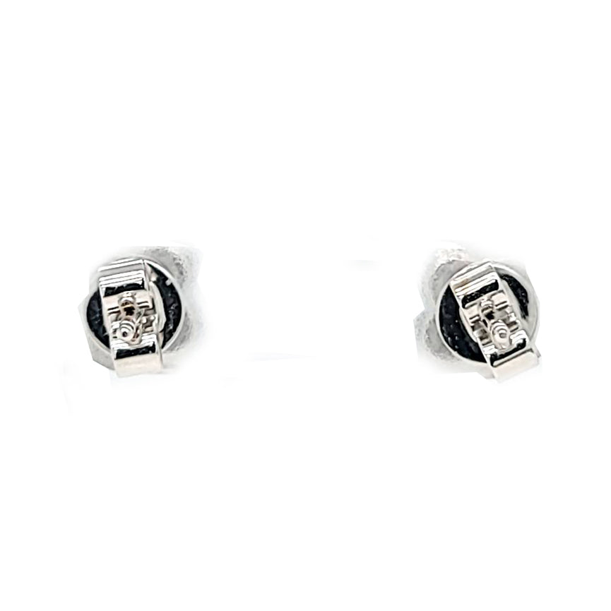 Sapphire and Diamond Stud Earrings