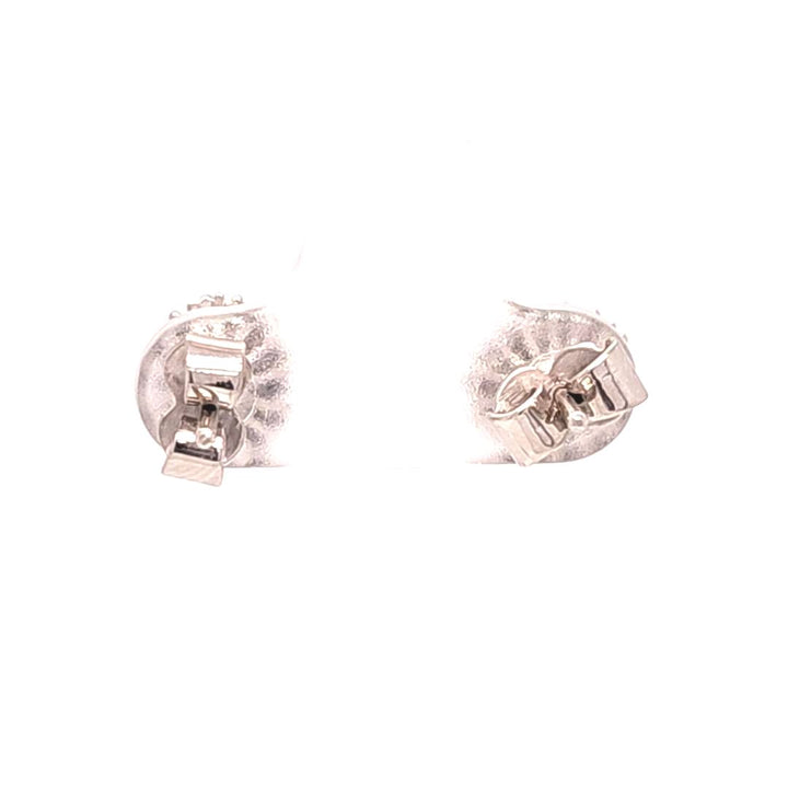 Emerald and Diamond Halo Earrings