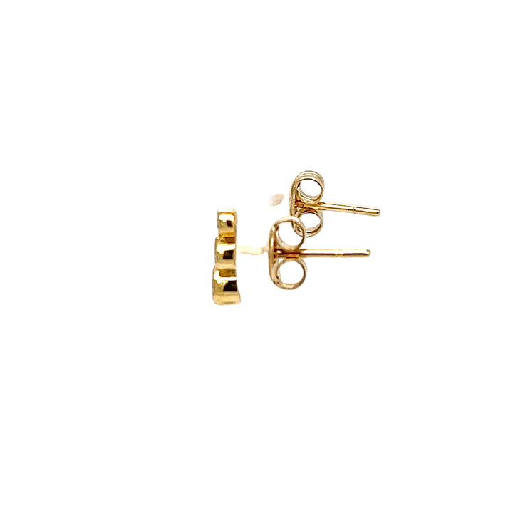 Yellow Gold Sapphire Ear Crawlers