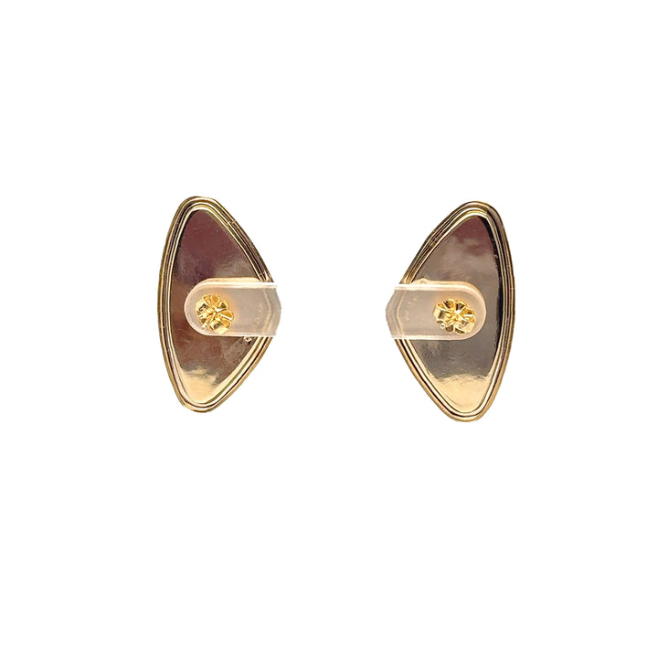 14K Yellow Gold Mosaic Opal Drop Earrings