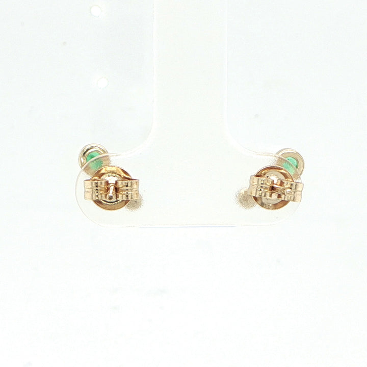 14K Yellow Gold Emerald Ear Crawler