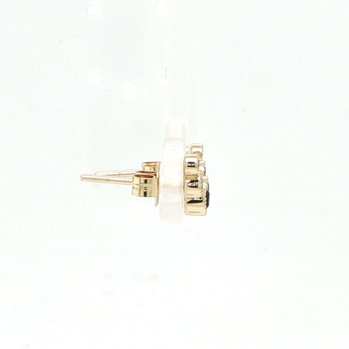 14K Yellow Gold Sapphire Ear Crawler