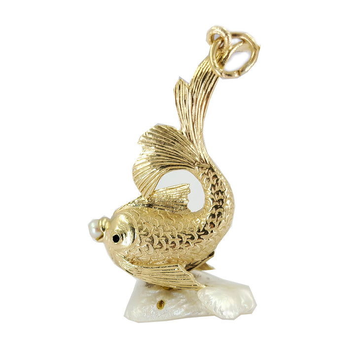 Goldfish Charm Pendant