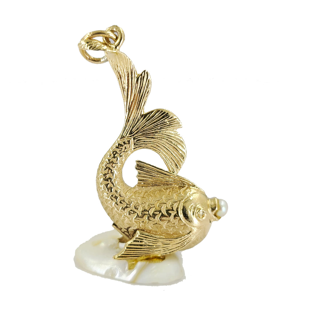 Goldfish Charm Pendant