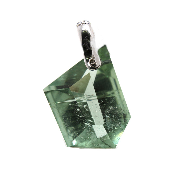 Sam Getz Green Beryl and Diamond Pendant