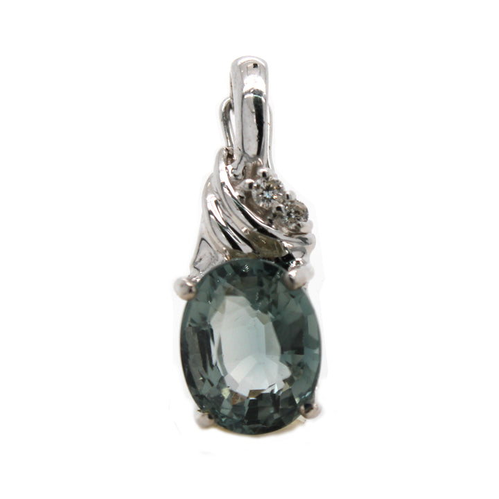 Oval Tourmaline Pendant