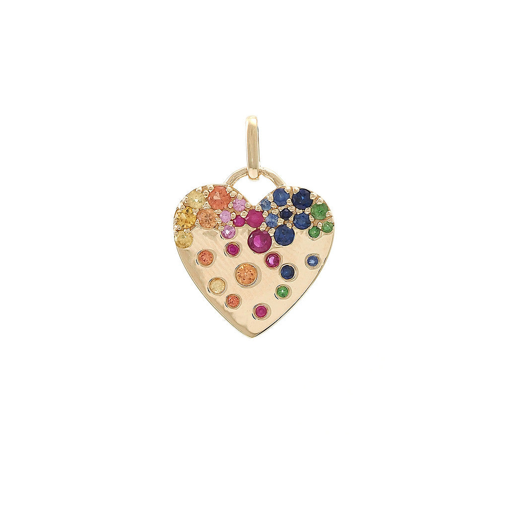 Multicolor Heart Pendant