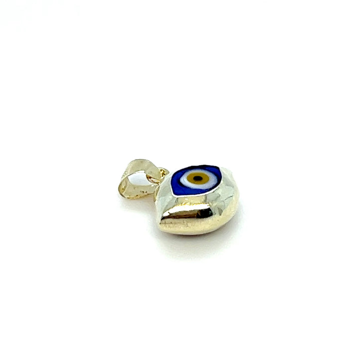 14K Yellow Gold Evil Eye Charm