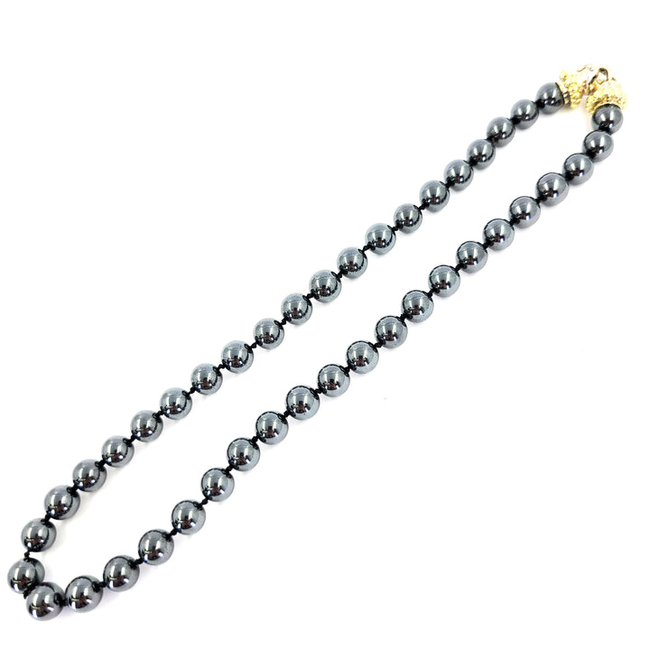 Hematite Bead Necklace